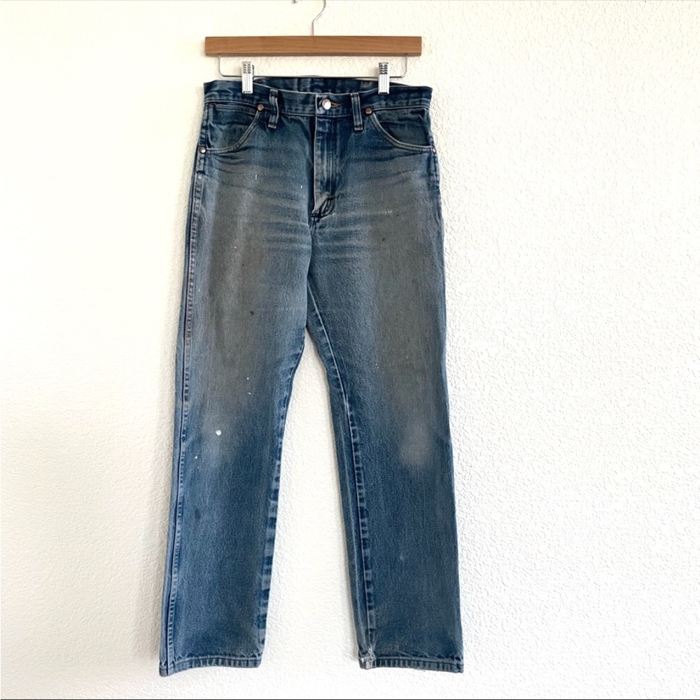 Wrangler | Vintage americana straight leg blue jean high rise denim wome…